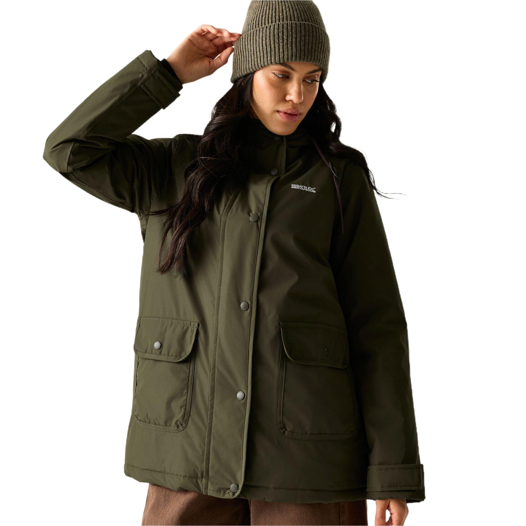 Regatta Womens Orla Kiely Waterproof  Breathable Insulated Hooded Jacket