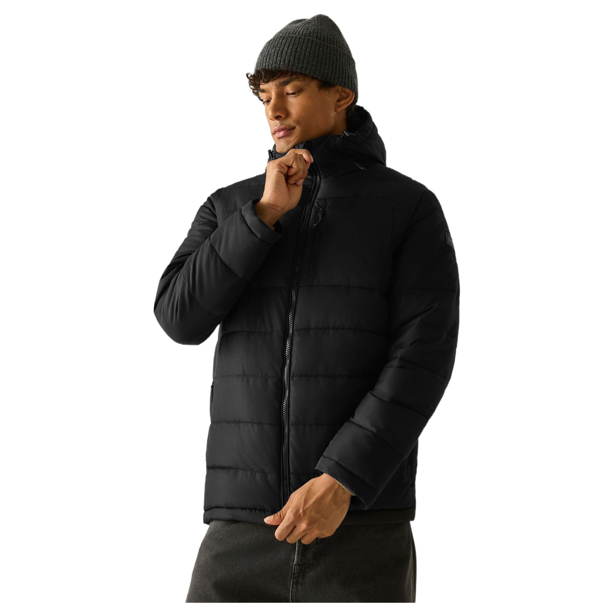 Regatta Men's Frankie Padded Jacket - Rich Tan(Black) - 3XL - Image 2