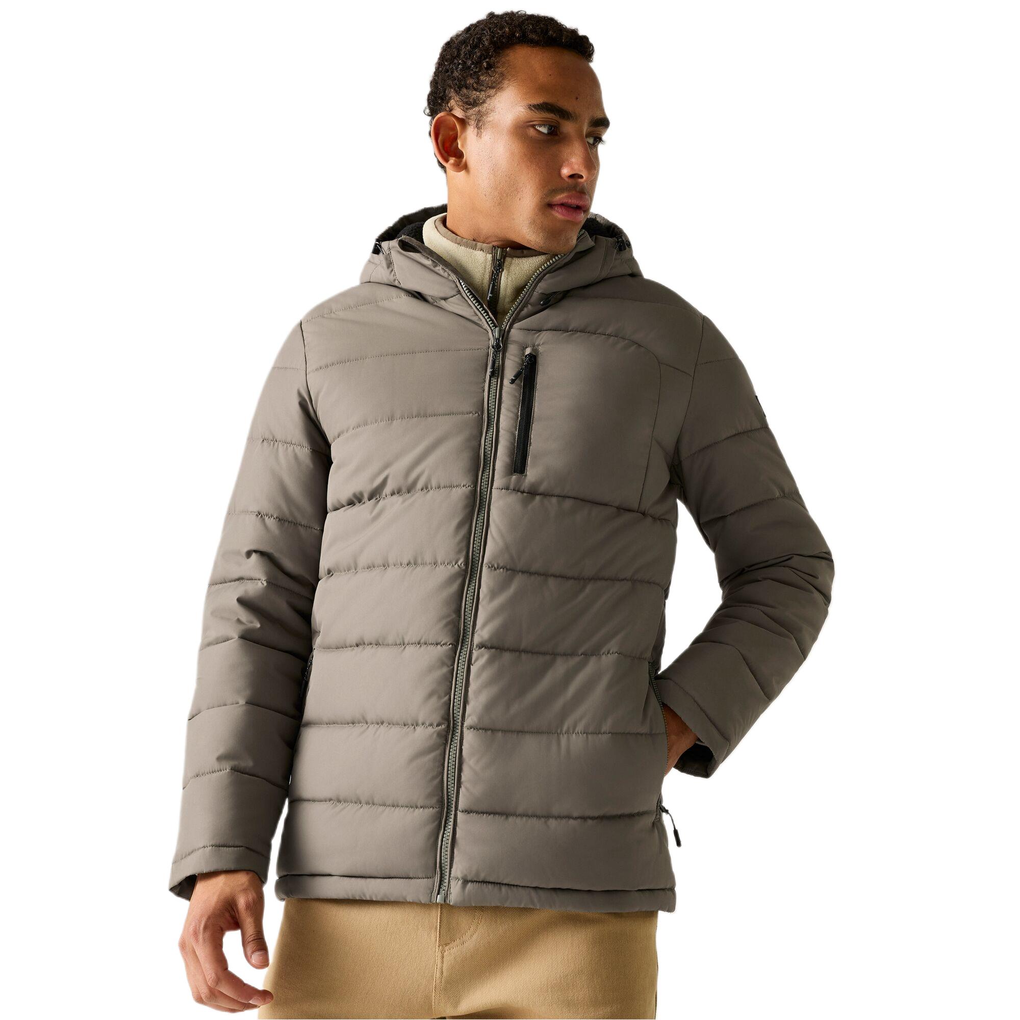 Regatta Men's Frankie Padded Jacket - Rich Tan(Black) - 3XL - Image 2