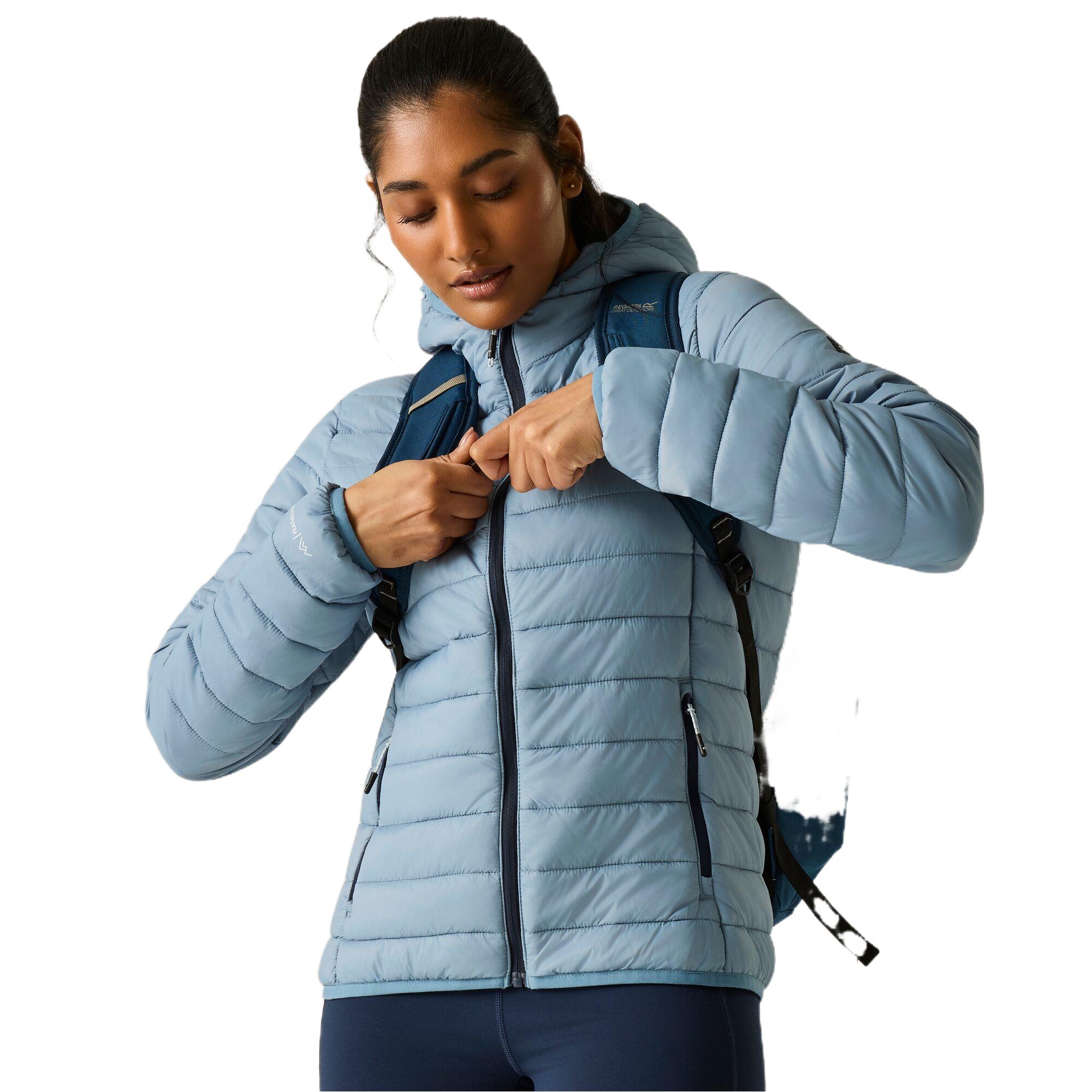 Regatta Womens Hooded Marizion Padded Jacket Water Repellent Lightweight Winter Coat - Image 5